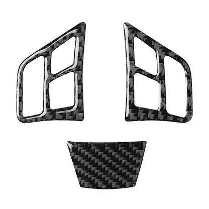 Carbon Fiber Look Steering Wheel Cover Trim for BMW 3 Series (E90–E93)