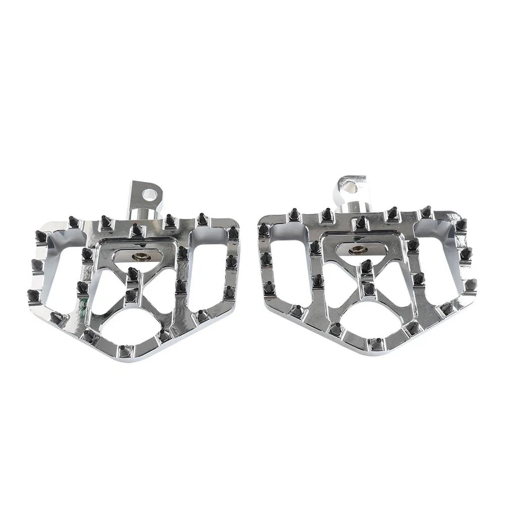 Wide Foot Pegs MX Style Floorboard for Harley Touring Softail Dyna
