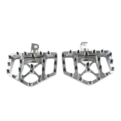 Wide Foot Pegs MX Style Floorboard for Harley Touring Softail Dyna