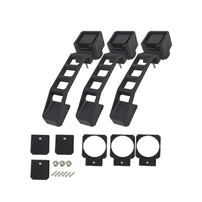 3 x Exterior Outer Door Handles for Jeep Wrangler JK JKU (2007-2017) Black