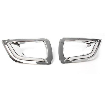 1 Pair DRL LED Daytime Running Light Fog Lamp Bezel for Nissan Navara (15-16)