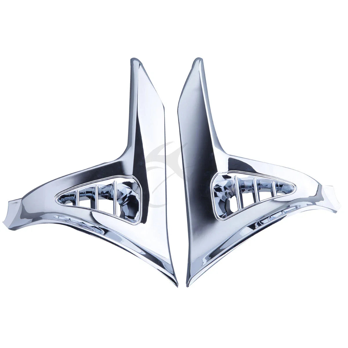 Chrome Saddlebag Scuff Covers for Honda Goldwing GL1800 (2001-2011)