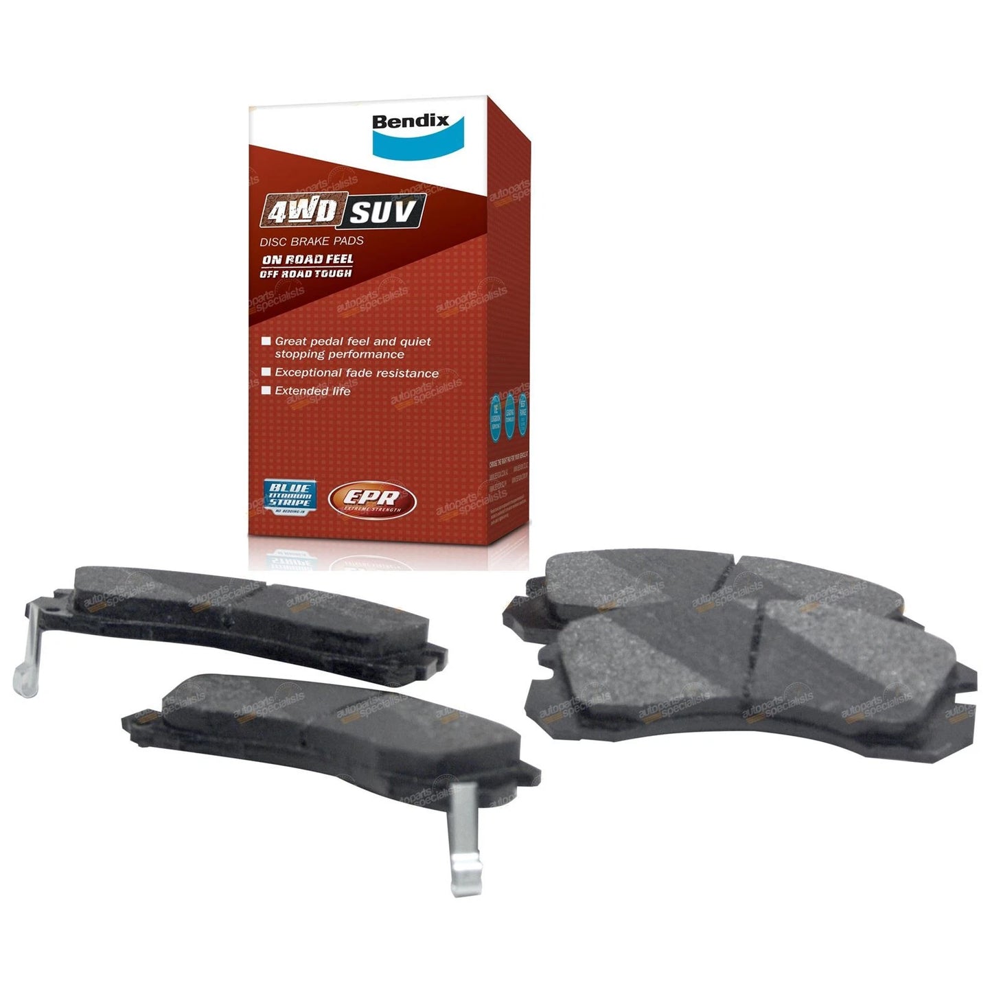 Set of 4 Front Disc Brake Pads for Mitsubishi 3000GT (1992–1996)