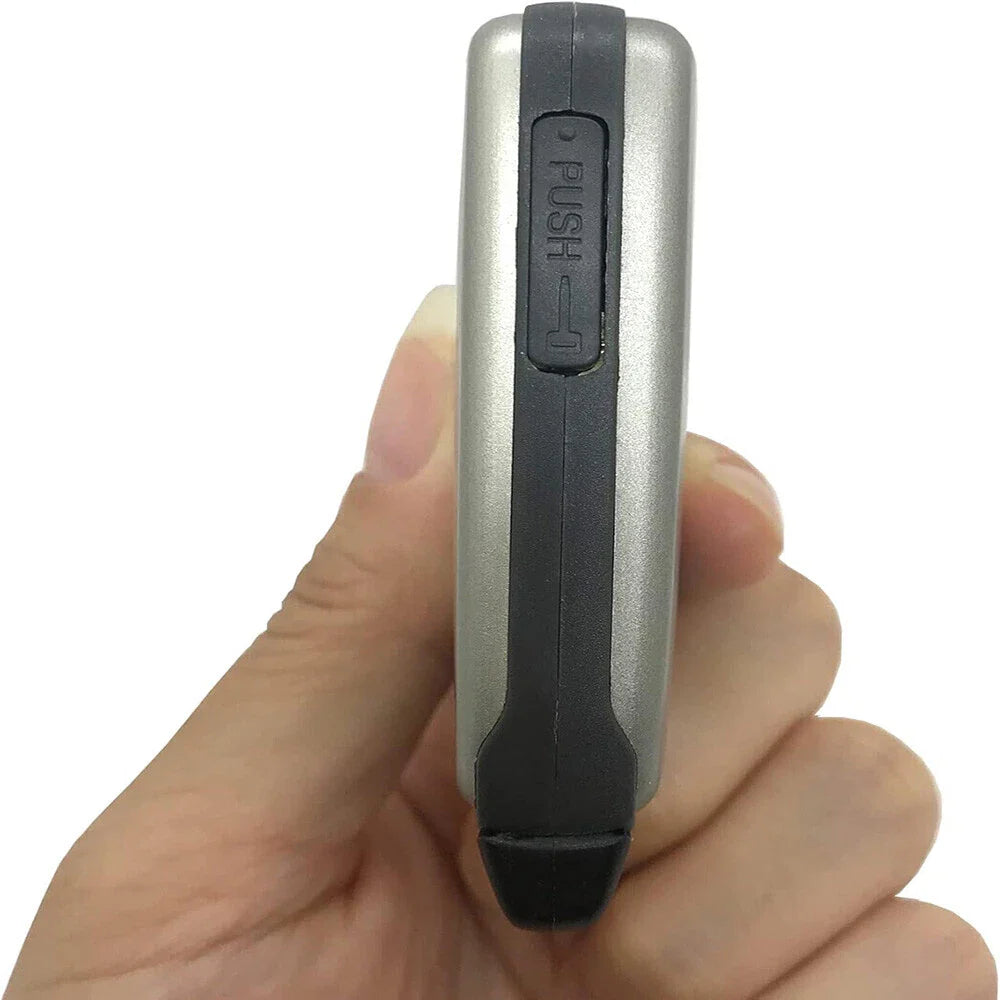 Smart Ignition Key Housing 2 Buttons Silver for Toyota RAV4 Highlander Corolla (2001-2023)