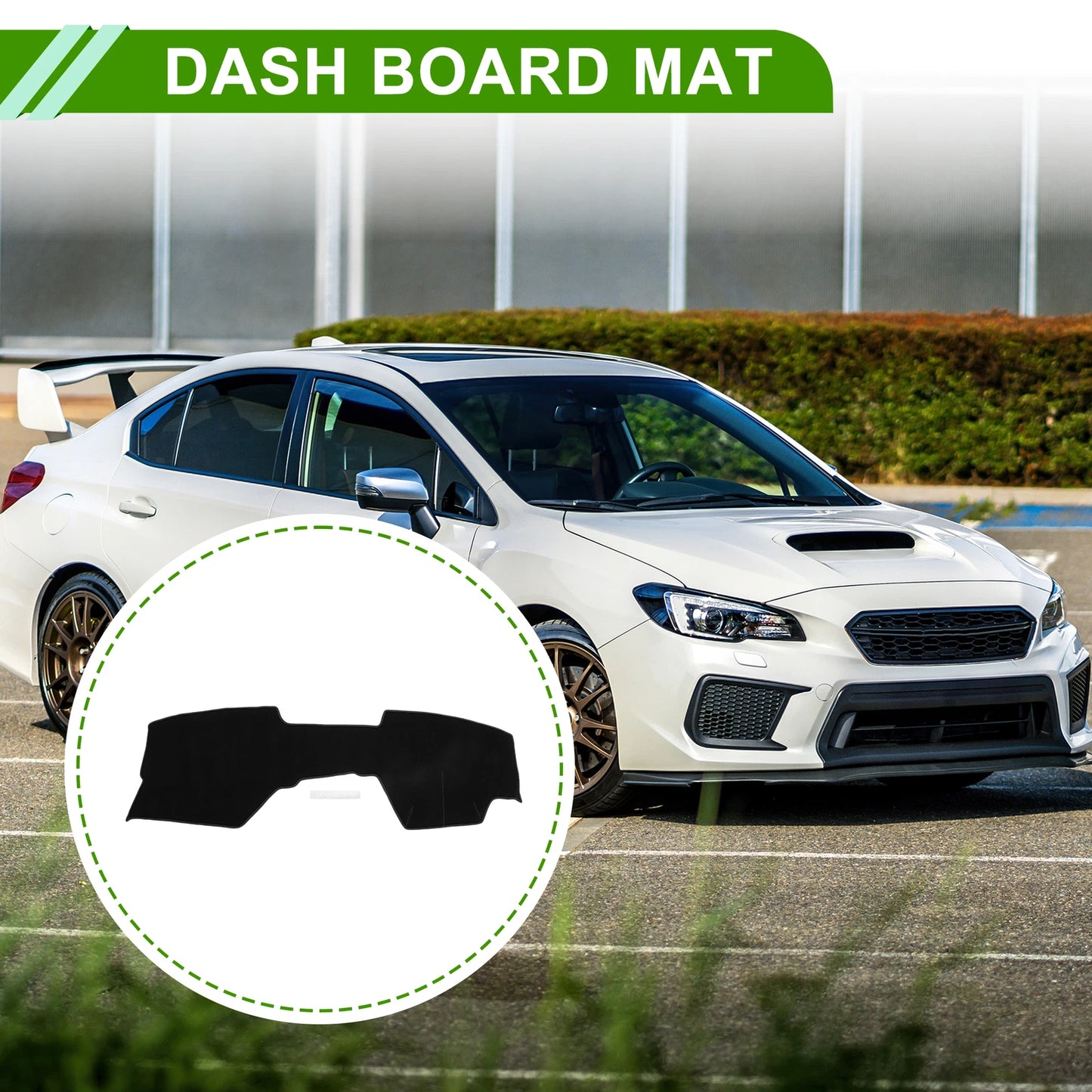 Dashboard Dash Cover Mat for Mazda3 BP (2019–2024) - Black, Set of 1