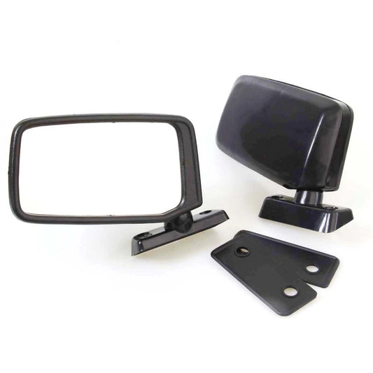 Set of 2 Black Mirrors for Toyota Corolla (1970–1978)