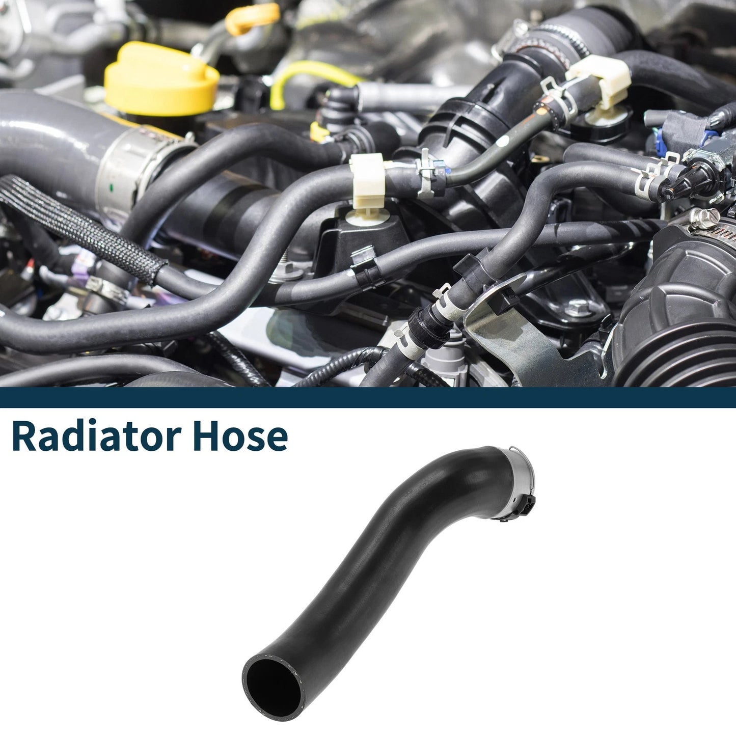 Radiator Hose for BMW 5 Series F07 (2009–2017) No. 11617800145 Black