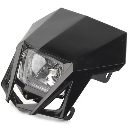 Front Headlight Lamp for Kawasaki KLX (2002–2023) & Yamaha (2002–2023) Black