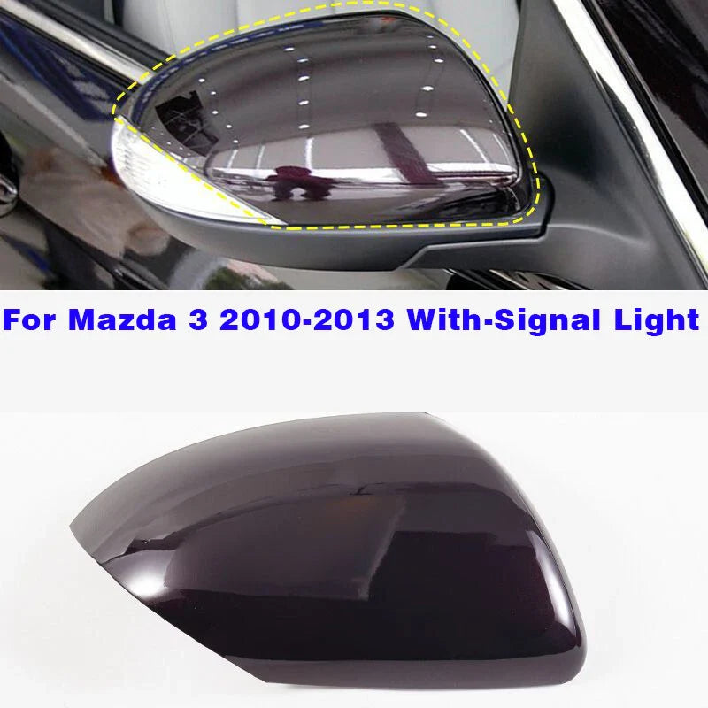 Mirror Cover Cap Purple Right Passenger Side for Mazda 3 (2010–2013)