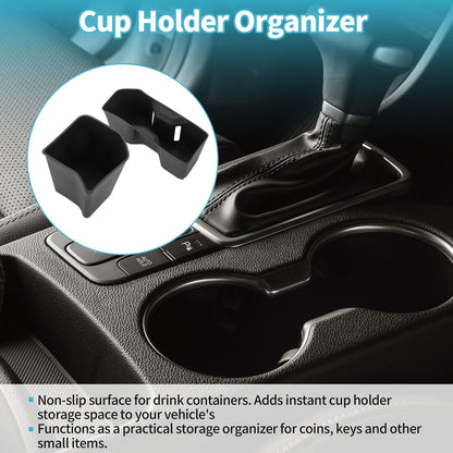 Set of 1 Center Console Cup Holder Organizer for Toyota Grand Highlander (2024–2026) TPE