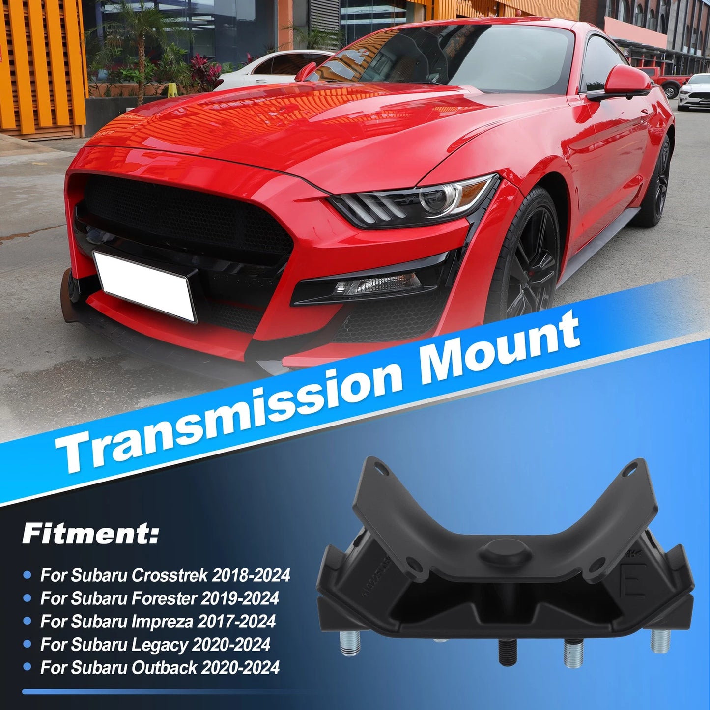 Transmission Mount 41022FL060 for Subaru Outback Crosstrek Forester Impreza (2010–2023)