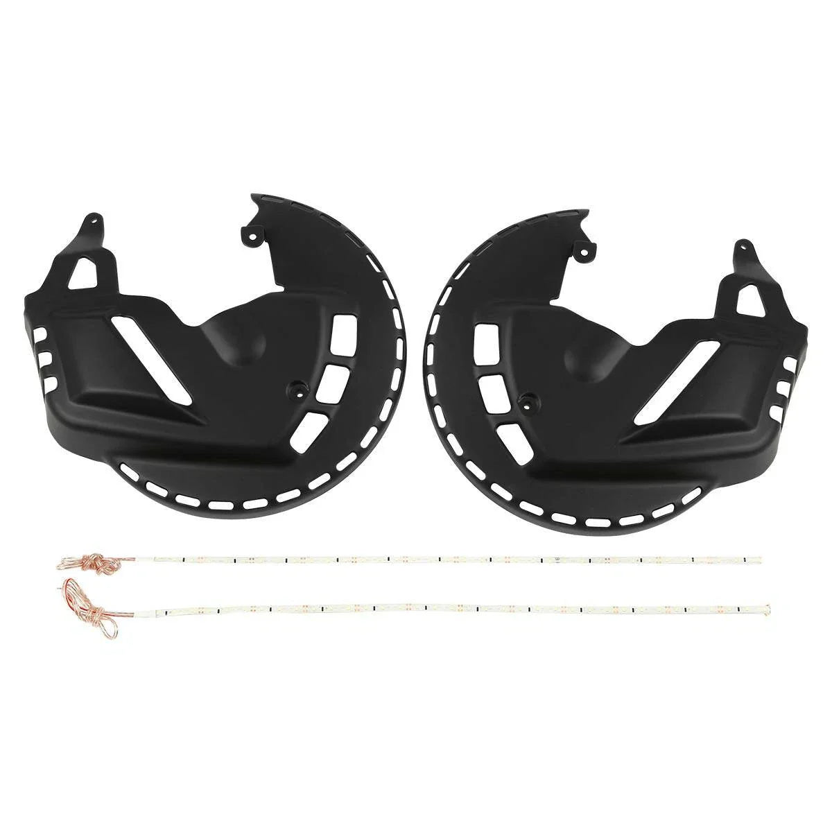Blue LED Ring Brake Rotors Covers for Honda Goldwing 1800 (2001-2017)