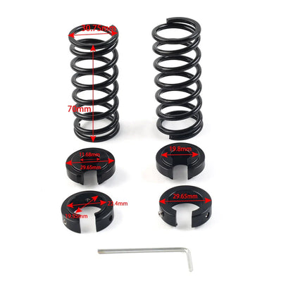 Red Lift Seat Auxiliary Spring Shock Absorbers for Yamaha TMAX 500-560