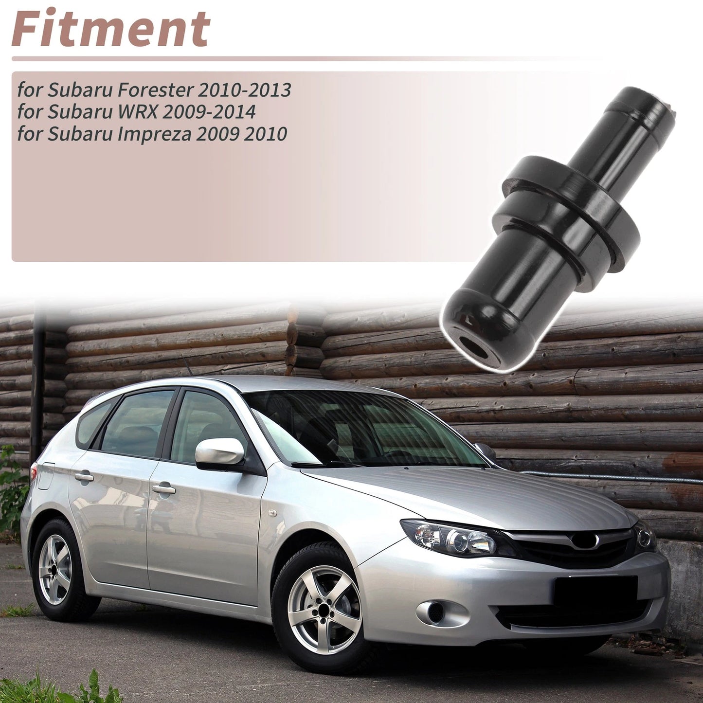 PCV Valve for Subaru Forester (2010–2013) 11810AA120 Plastic Black