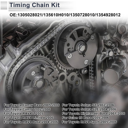 Timing Chain Kit Set for Toyota Camry RAV4 Solara Highlander (No. 135210H010)