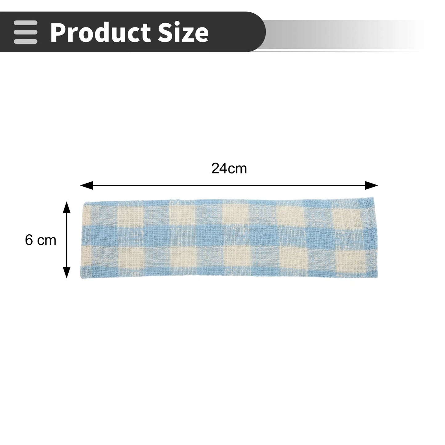 Set of 2 Blue Seat Belt Cover Pads for Universal Fit (24cm)
