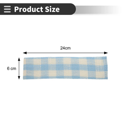 Set of 2 Blue Seat Belt Cover Pads for Universal Fit (24cm)