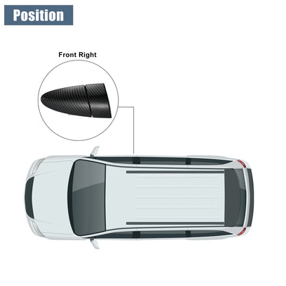 Front Right Exterior Door Handle Carbon Fiber for Honda CR-Z (2011-2016)