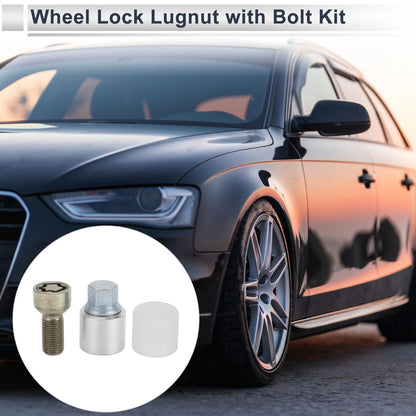 Type C Wheel Lock Lugnut with Bolt Kit Nut Removal Key for Audi A4L A5 (2013–2020)