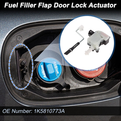Fuel Filler Flap Door Latch Lock Actuator Motor for VW Jetta, Touran (2006–2019)