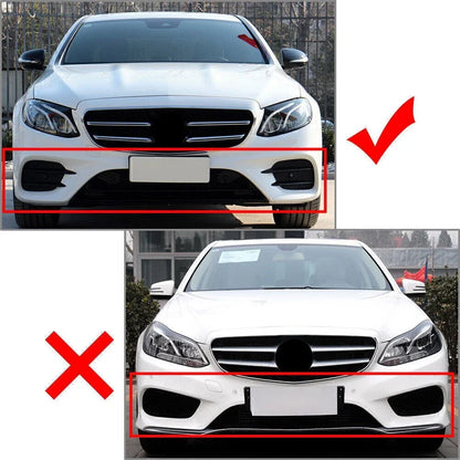 6x Front Bumper Lip Splitter Spoiler for Mercedes Benz E-Class W213 (2017-2023)