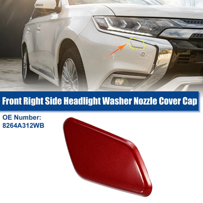 Right Front Headlight Washer Nozzle Cover for Mitsubishi Outlander (2013–2021)