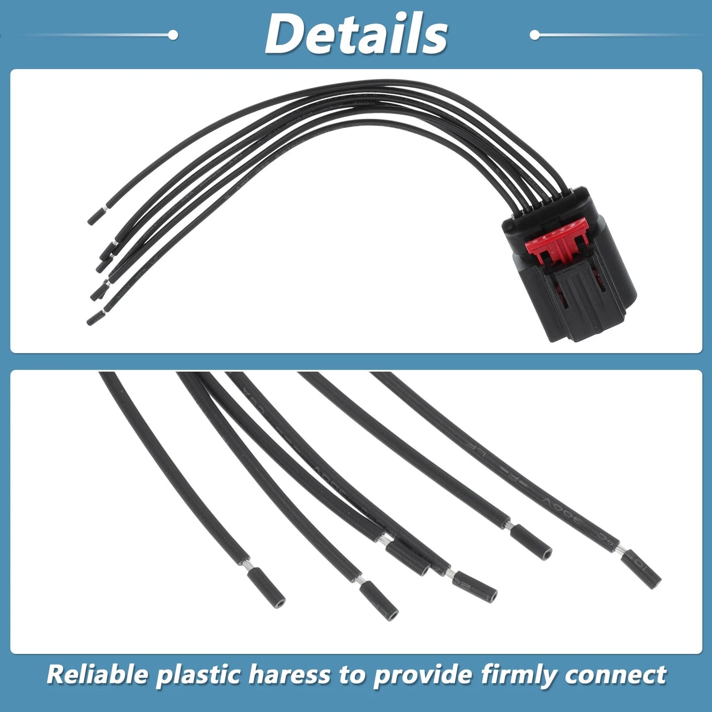 Mass Air Flow Sensor Connector Wiring Harness for Ford F150 F250 E150 E250 (1997–2020)