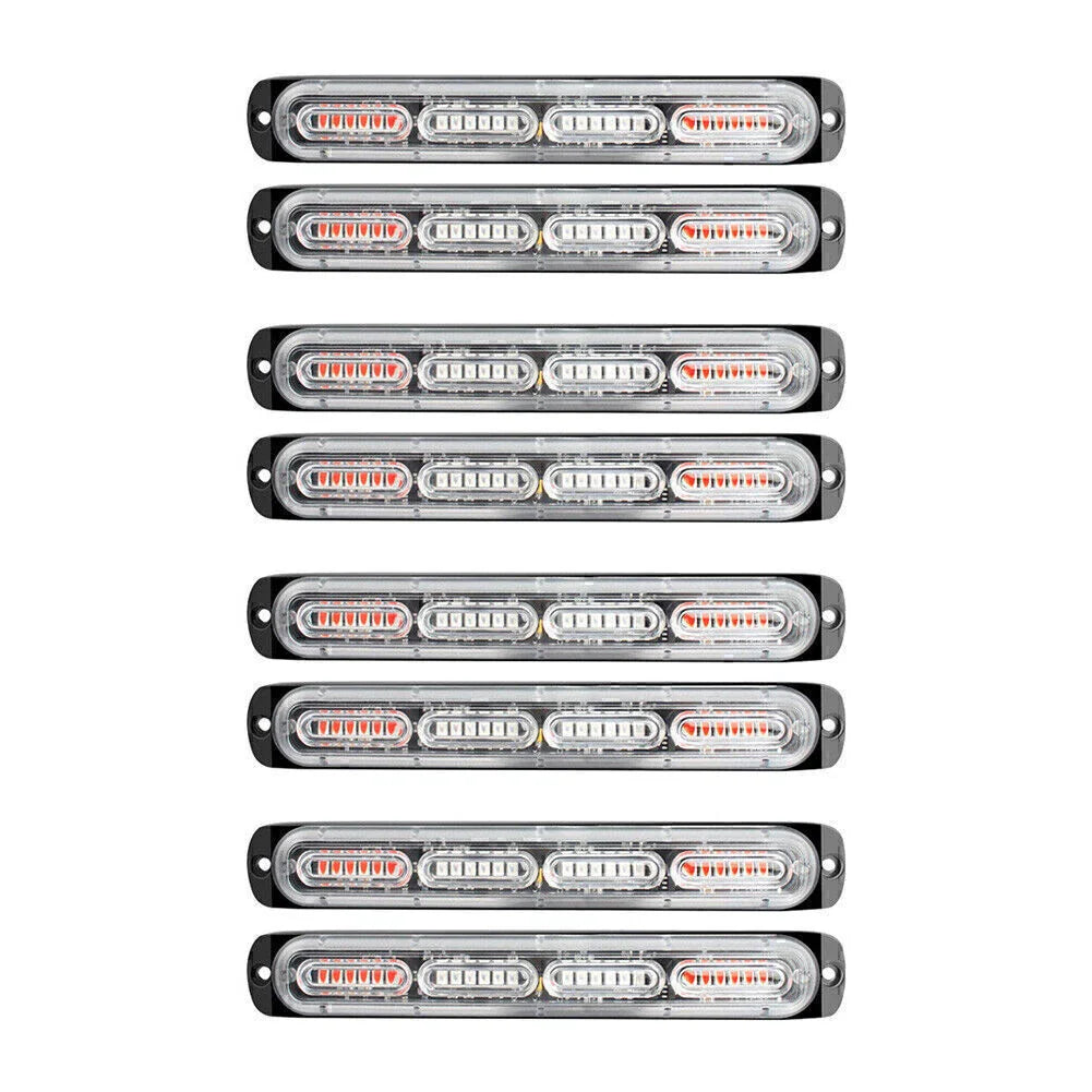 4 LED Strobe Lights Emergency Flashing Beacons for Cars