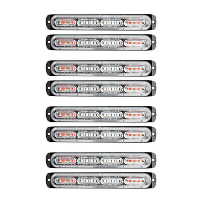 4 LED Strobe Lights Emergency Flashing Beacons for Cars