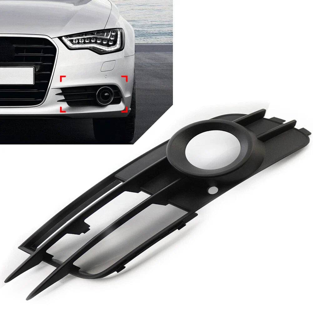 Left Side Front Bumper Fog Light Grille for Audi A6 (2012-2015)