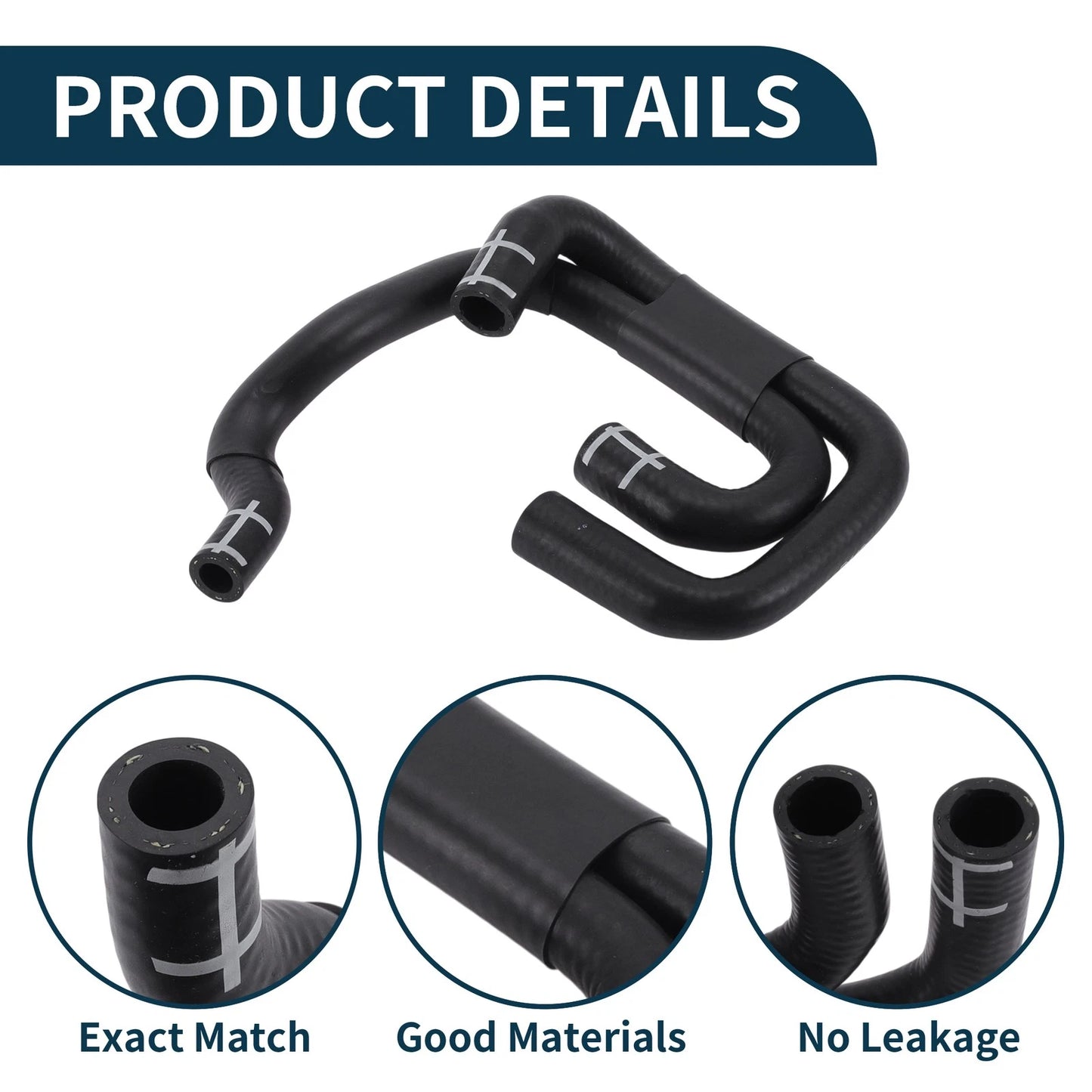 Radiator Hose for Porsche Cayenne (2017) No. 95510605200 Rubber