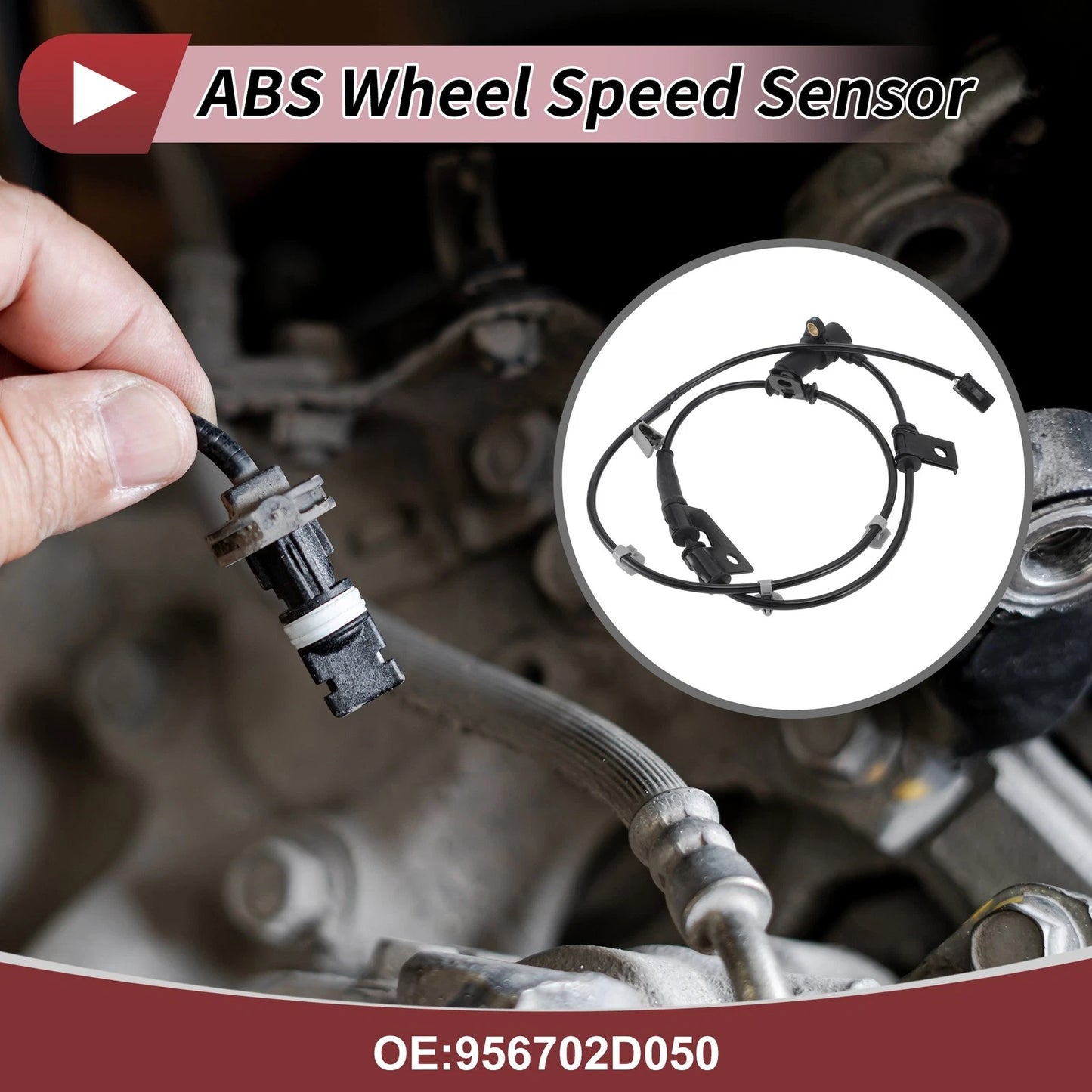 ABS Wheel Speed Sensor No. 956702D050 for Hyundai Elantra (2011–2016)