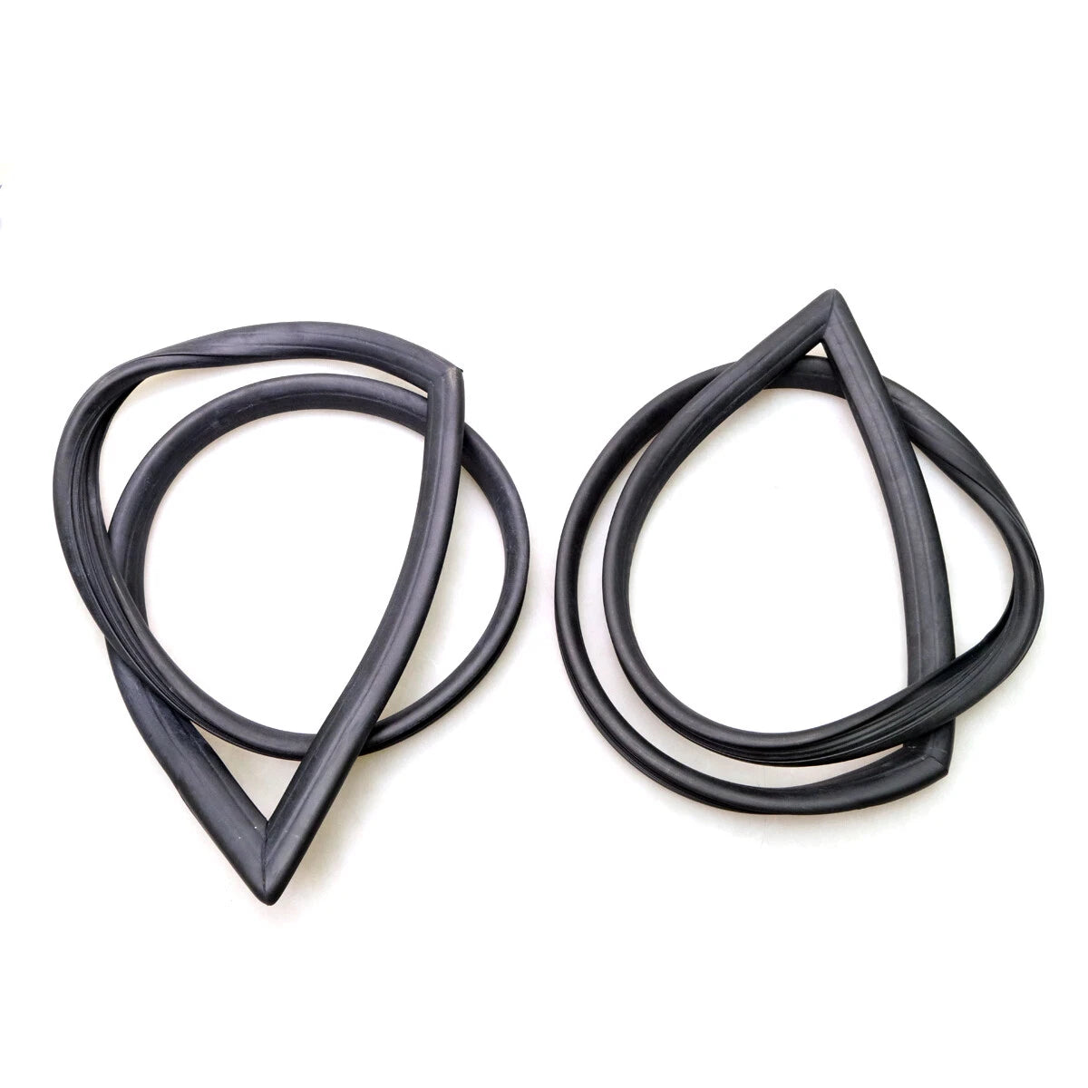 Rear Side Window Weatherstrip x2 for Nissan Datsun Bluebird 510 Wagon 1968-1973