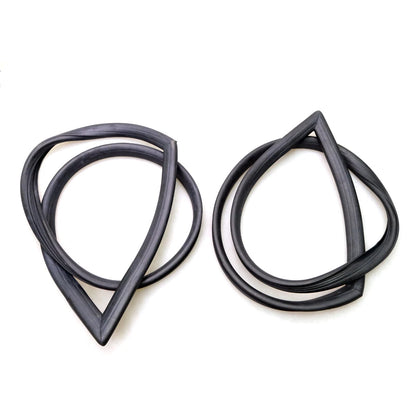Rear Side Window Weatherstrip x2 for Nissan Datsun Bluebird 510 Wagon 1968-1973