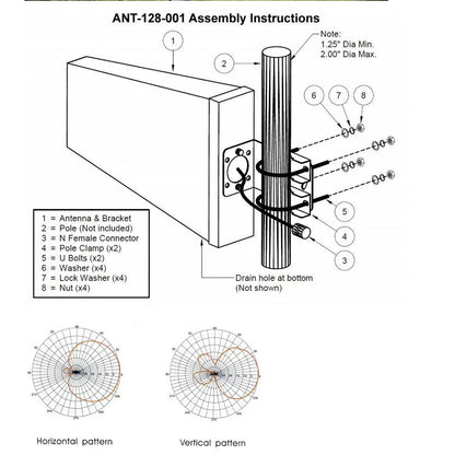 3G 4G LTE Directional Outdoor Cellular Yagi Antenna Signal Amplifier