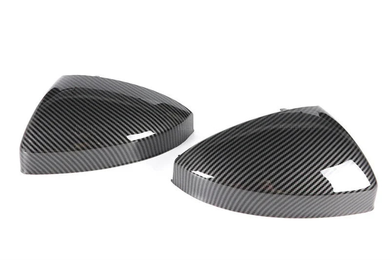 Carbon Fiber Style Side Wing Mirror Caps Covers for Audi TT (2014–2023)