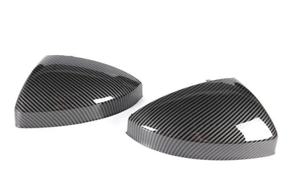 Carbon Fiber Style Side Wing Mirror Caps Covers for Audi TT (2014–2023)