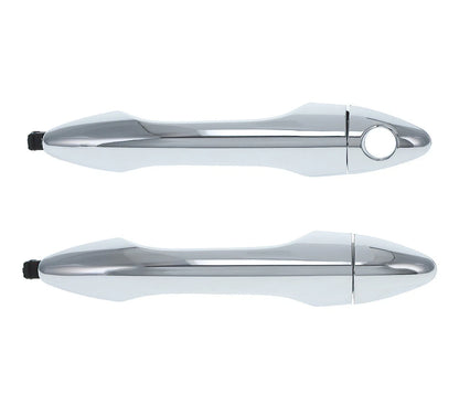 Door Handle Outer Set of 2 Chrome Front Left+Right for Hyundai iX35 (2010–2015)