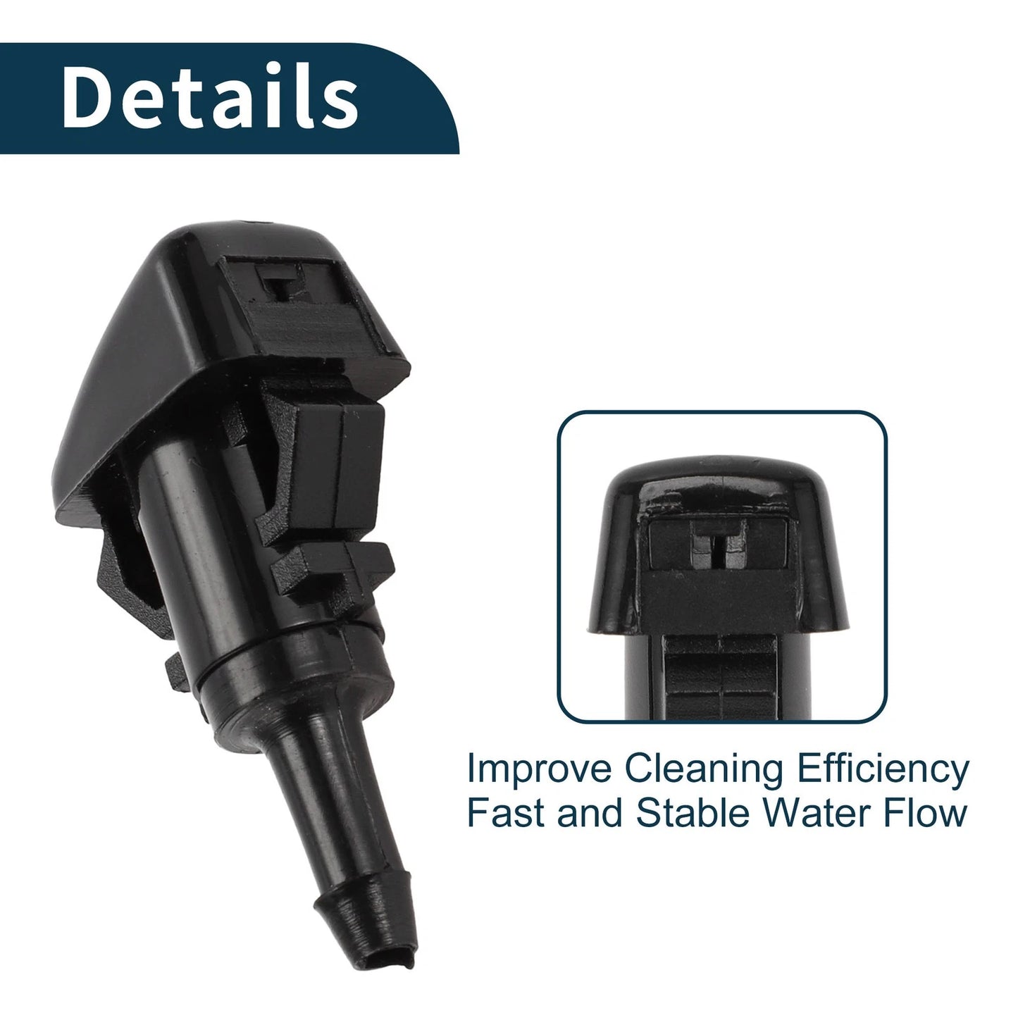 Windshield Washer Nozzle with Gasket