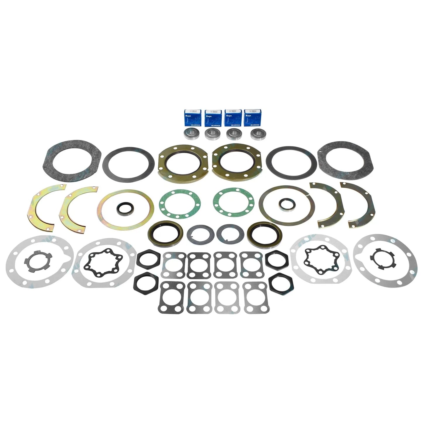 Swivel Steering Knuckle King Pin Bearing Hub Repair Kit for Toyota Landcruiser (2008-2021)