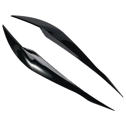 Pair Headlight Cover Black Eyebrow for F30 Saloon (2012–2018)