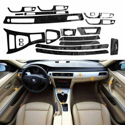 Interior Glossy Black Package Decoration Decals for 3 Series E90 (2005–2012)