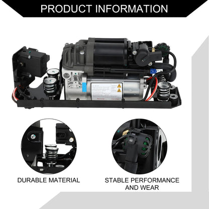 Air Suspension Compressor with Bracket Valve for BMW 730i (2009-2015)