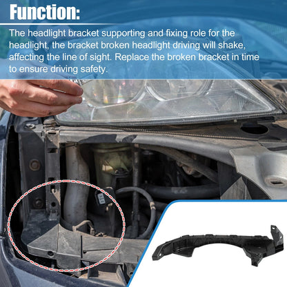 Left Driver Side Headlight Support Bracket for Honda Accord (2013-2017)
