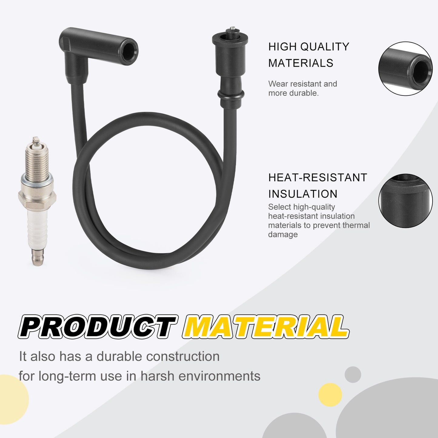 Ignition Coil Wire Plug Cap for Hisun UTV 400 500 (2010–2023)