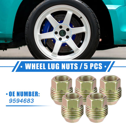 5pcs M12x1.5 Wheel Lug Nut for Chevrolet Equinox, Chrysler Sebring (No. 9594683)