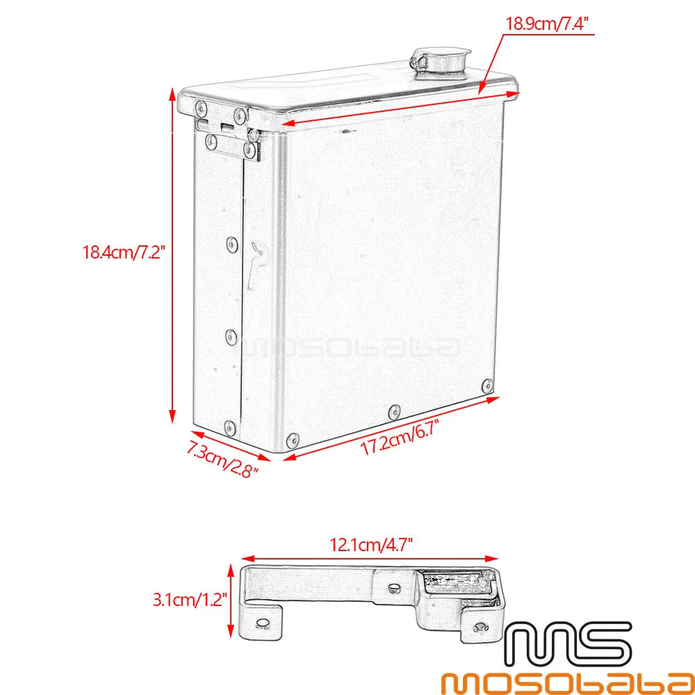 2.3L Right Side Bracket Luggage Storage Tool Box for Harley PAN AMERICA 1250 S