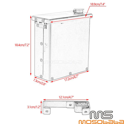 2.3L Right Side Bracket Luggage Storage Tool Box for Harley PAN AMERICA 1250 S