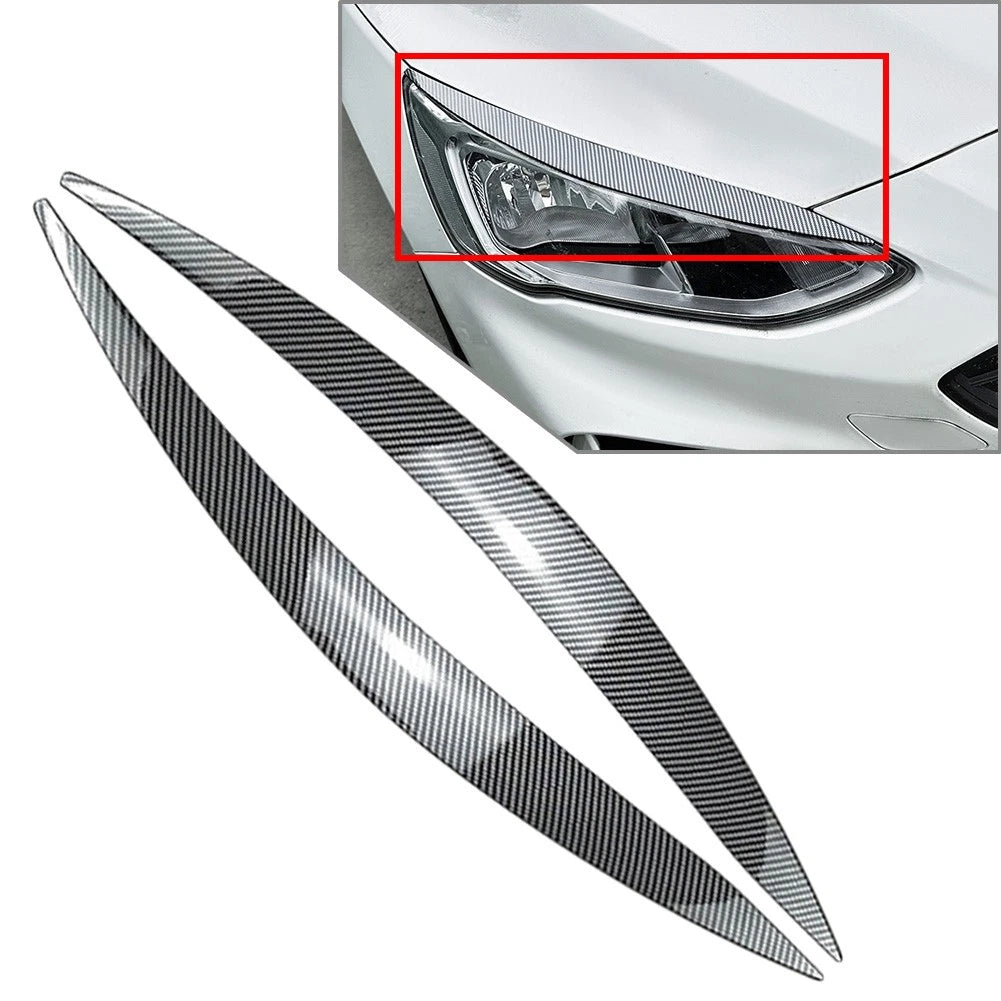 Headlight Eyebrows Trim for Ford Focus MK4 (2019–2021)