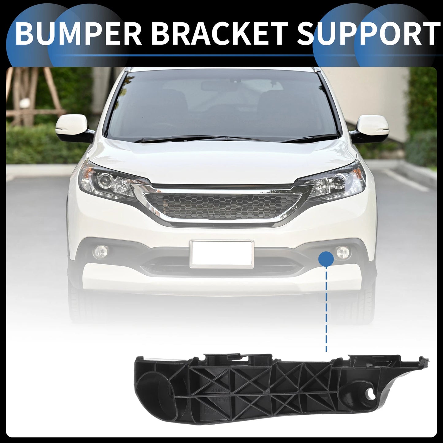 1pc Right Front Bumper Retainer Bracket No. 525350R020 for Toyota RAV4 (2006–2012)